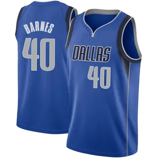 Men's Harrison Barnes Dallas Mavericks Nike Swingman Royal Jersey - Icon Edition