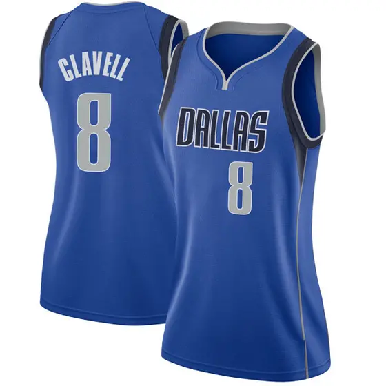 Women's Gian Clavell Dallas Mavericks Nike Swingman Royal Jersey - Icon ...